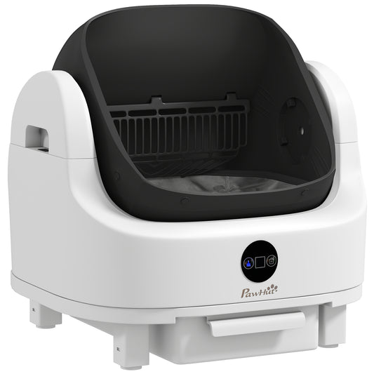 Self Cleaning Cat Litter Tray Top Opening Design, Automatic Litter Box More Space with Integrated Security Protection