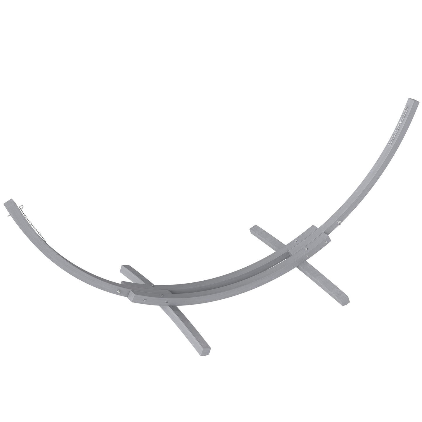 3.25m Wooden Hammock Stand Universal Fit Garden Picnic Camp Accessories, Grey