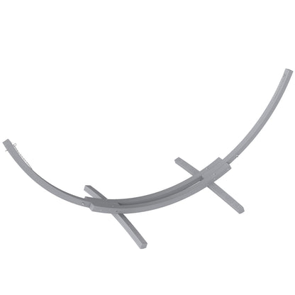 3.25m Wooden Hammock Stand Universal Fit Garden Picnic Camp Accessories, Grey