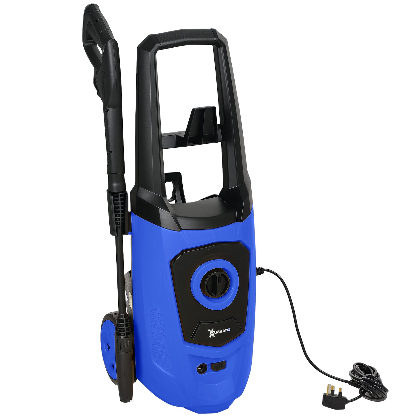1800W High Pressure Washer, 150 Bar Pressure, 510 L/h Flow, High-Performance Portable Power Jet Wash Cleaner Blue
