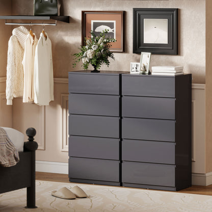 Chest of Drawers, 5-Drawer Storage Cabinets, Modern Dresser, Storage Drawer Unit for Bedroom