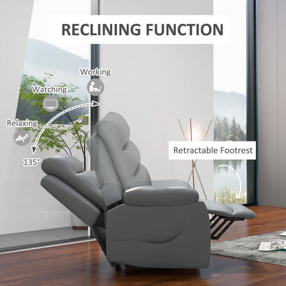 Electric Riser and Recliner for Elderly with 8 Vibration Massage, PU Leather Power Lift Recliner Chair for Living Room