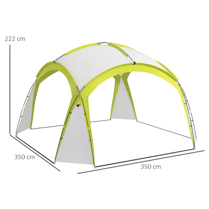 3.5 x 3.5M Camping Gazebo, Outdoor Event Shelter Dome Tent Garden Sun Shelter Patio Spire Arc Pavilion Camp Sun Shade Tent fo