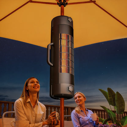 Patio Parasol Heater, Electric Umbrella Mounted Heater for 25-70 mm Poles