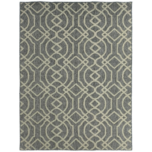 UV Resistant Indoor & Outdoor Area Rug, Easy-Cleaning Machine Washable Rug with Geometric Pattern for Patio, Garden, Kitchen