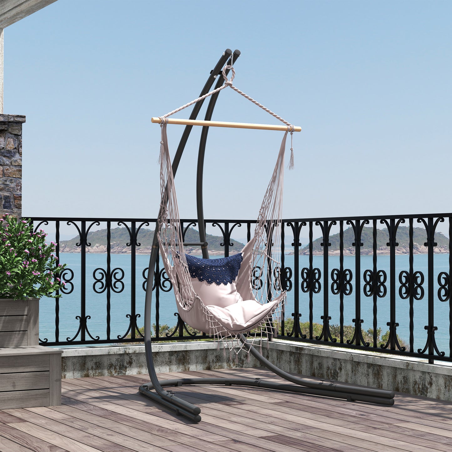 Hammock Chair Stand Only, Hanging Chair Stand with Extra Large Base