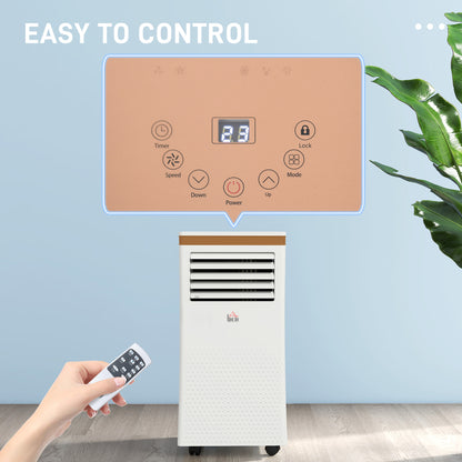 Portable Air Conditioner 10000 BTU, 4-in-1 Air Conditioning Unit with Cooling, Fan, 19.2L/Day Dehumidifier & Sleep Mode