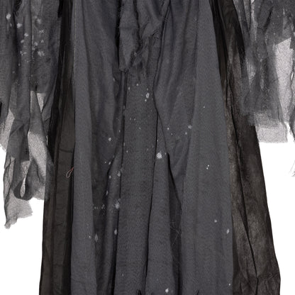 6.3" Grim Reaper Halloween Animatronic, with Glowing Eyes