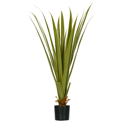 Artificial Plants Agave Succulent in Pot Desk Fake Plants for Home Indoor Outdoor Decor, 15x15x90cm, Green