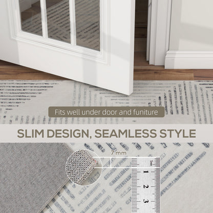 Modern Area Rug, Geometric Pattern Non-Slip Washable Rug, Soft Floor Carpet for Living Room, Bedroom, Dining Room