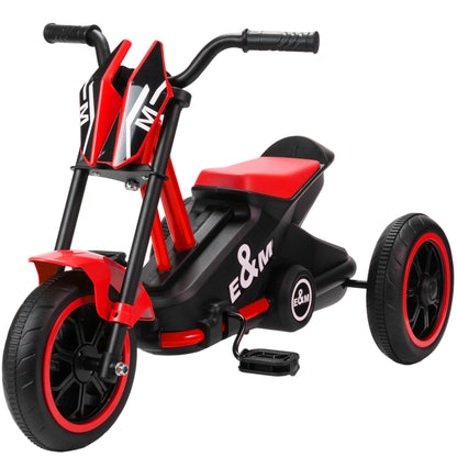 Kids Tricycle Baby Trike, Kids Trike with Pedal, 3 Wheel Toddler Balance Bike for Indoor Outdoor Use, Red
