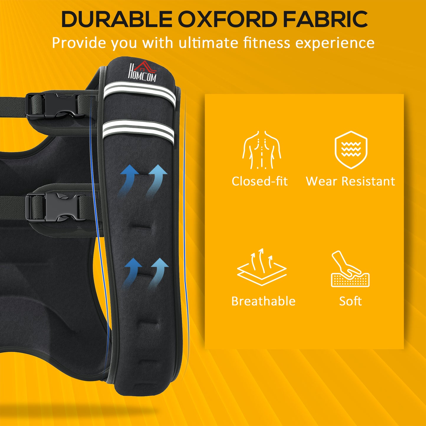 10KG Weighted Vest, Running Weight Vest with Adjustable Strap, Convenient Pocket and Reflective Strips for Men and Women