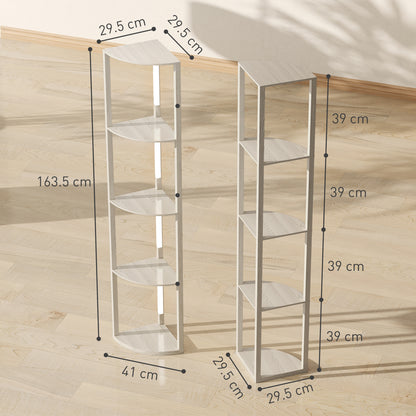 4-Tier Corner Floor Lamp
