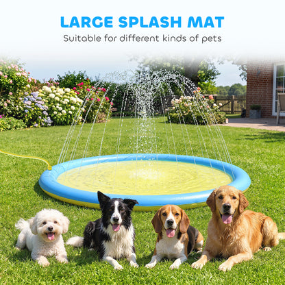 Dog Splash Pad for Garden, Patio, Summer Fun, 170 cm