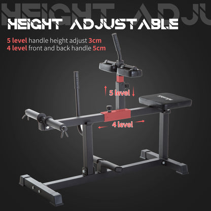 Seated Leg Extension Machine, Adjustable Leg Raise Machine and Curl Machine with Plate Loaded for Hip