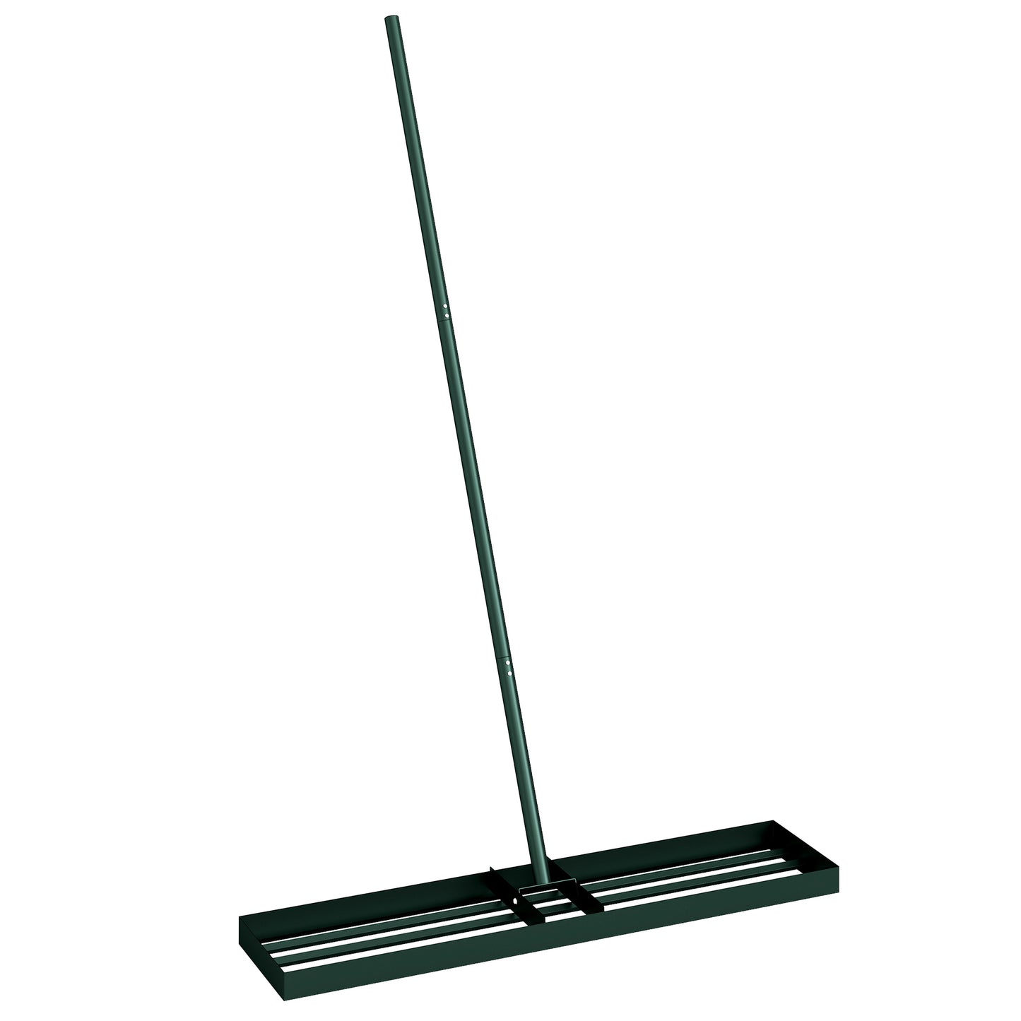 Lawn Levelling Rake, 113 x 26 cm Lawn Leveller Lute with 169 cm Handle for Grass Soil Sand Yard Golf Course