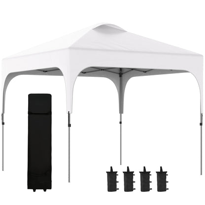 3 x 3(M) Pop Up Gazebo, UPF 50+ Foldable Canopy Tent with Wheeled Carrybag, 4 Leg Weight Bags