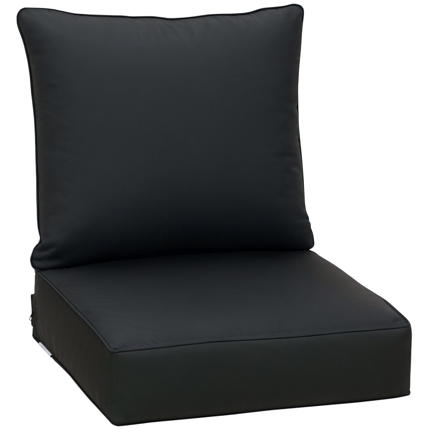 Outdoor Seat and Back Cushion Set Patio Deep Seating Chair Replacement Cushion