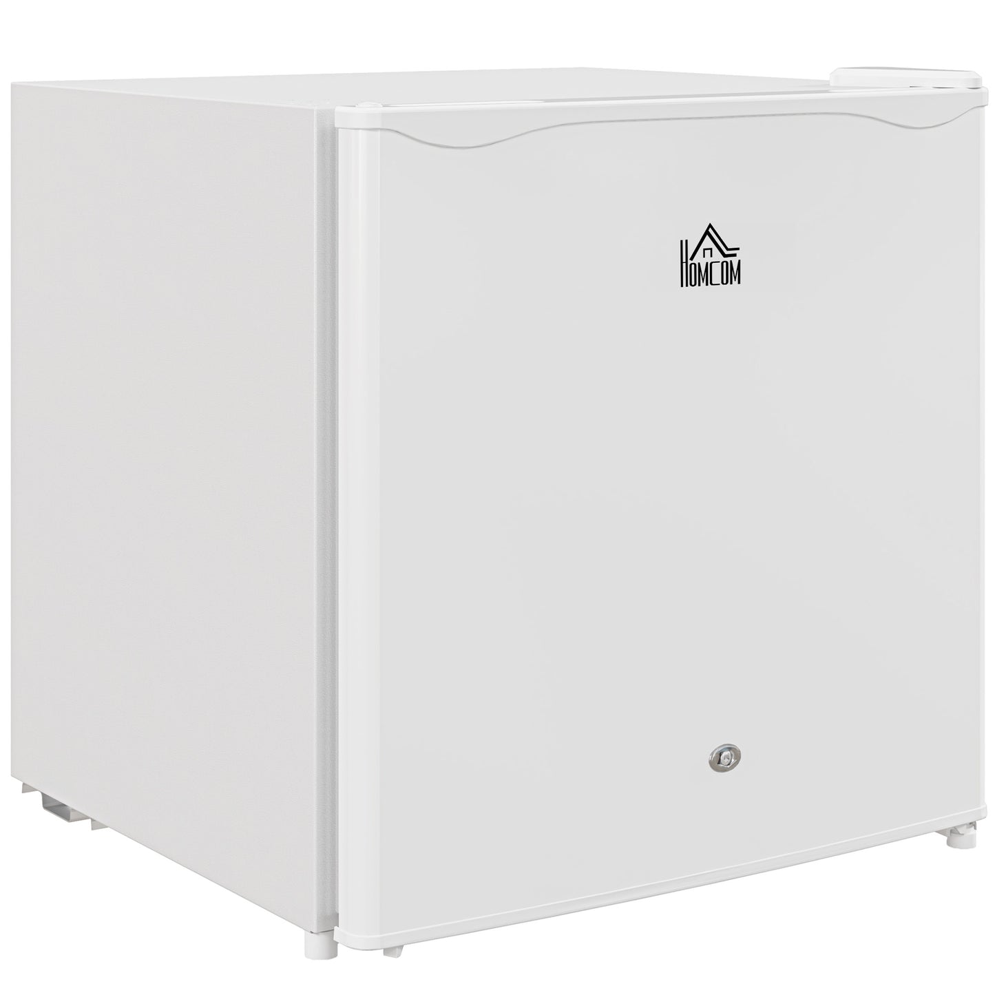 46 Litre Lockable Countertop Fridge - Cream White