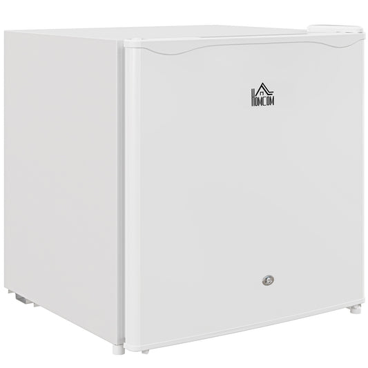 46 Litre Lockable Countertop Fridge - Cream White