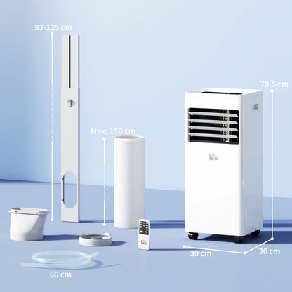 Portable Air Conditioner 5000 BTU, 4-in-1 Cooling, Dehumidifier, Fan, Sleep Mode, Air Conditioning Unit