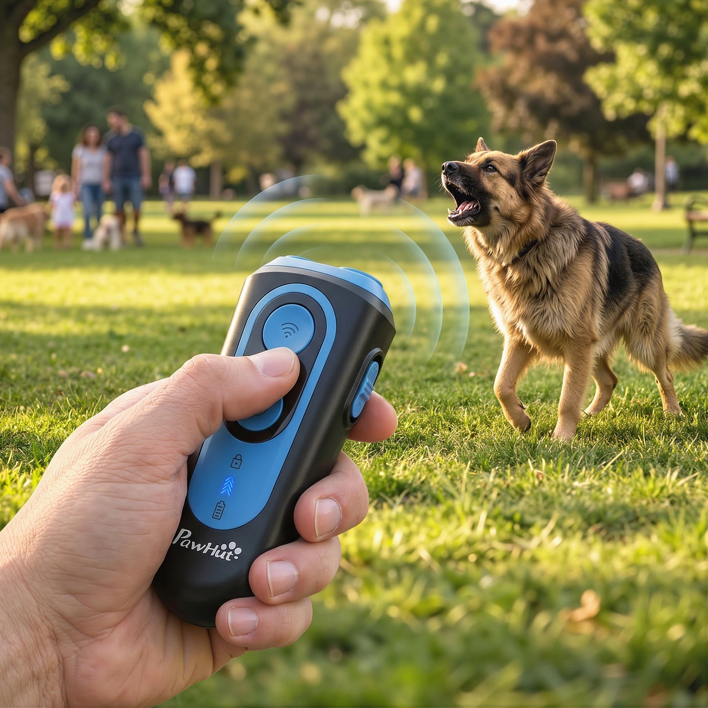 Anti Barking Device for Dogs, Ultrasonic Stop Dog Barking Device with 5 Modes & Vibration, LED Flashlight