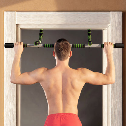 Doorway Pull up Bar, Door Frame Chin up Push up Bar for Home Gym Upper Body Workout, No Drilling or Screws, Green