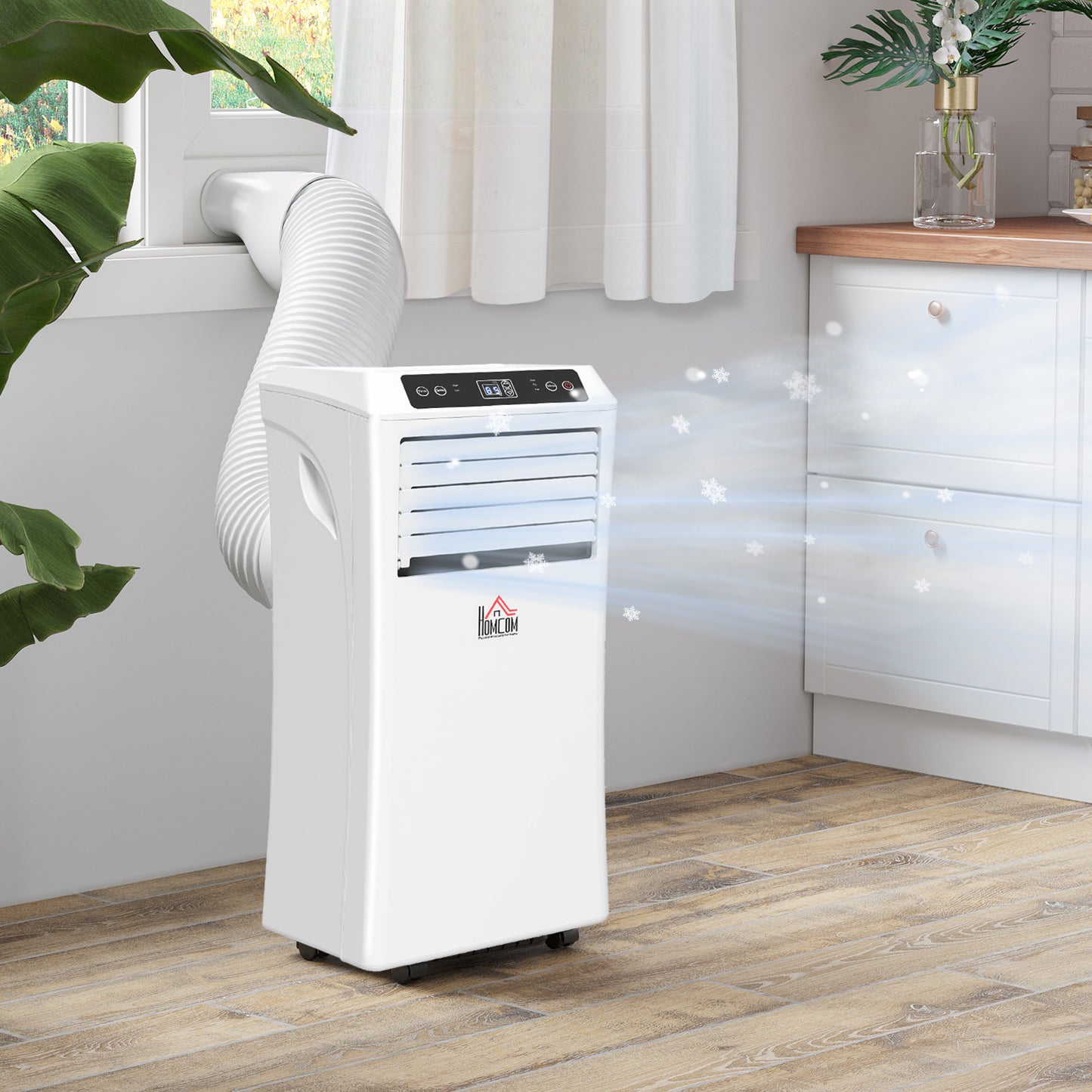 9000 BTU Air Conditioning Unit, 3-in-1 Portable Air Conditioner, Dehumidifier, Cooling Fan with Remote Control