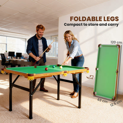 4FT Mini Folding Pool Billiards Table