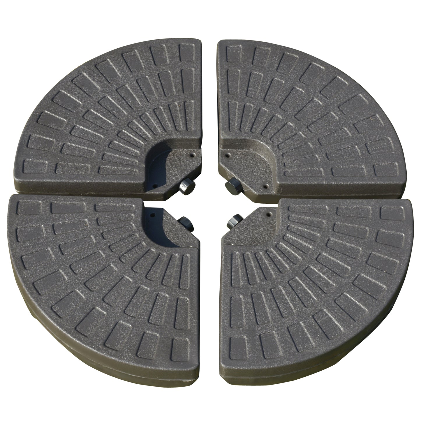 Set of 4 Fillable Parasol Weights - 100kg