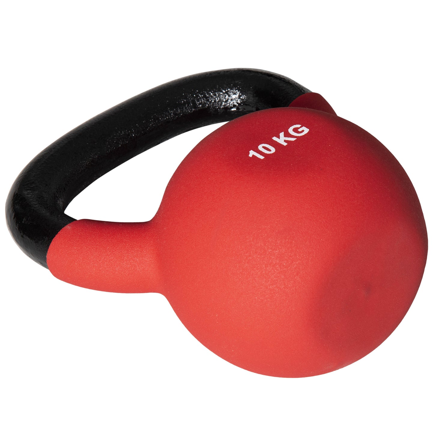 Kettlebell, 10kg Kettle Bell with Non-Slip Handle for Home Gym Weight Lifting and Strength Training, Red