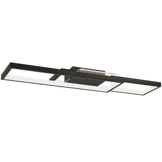 LED Ceiling Light, Modern Dimmable Ceiling Light with Wall Switch & Remote Control