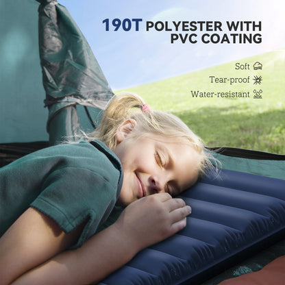 2 Person Camping Inflatable Mattress - Navy Blue
