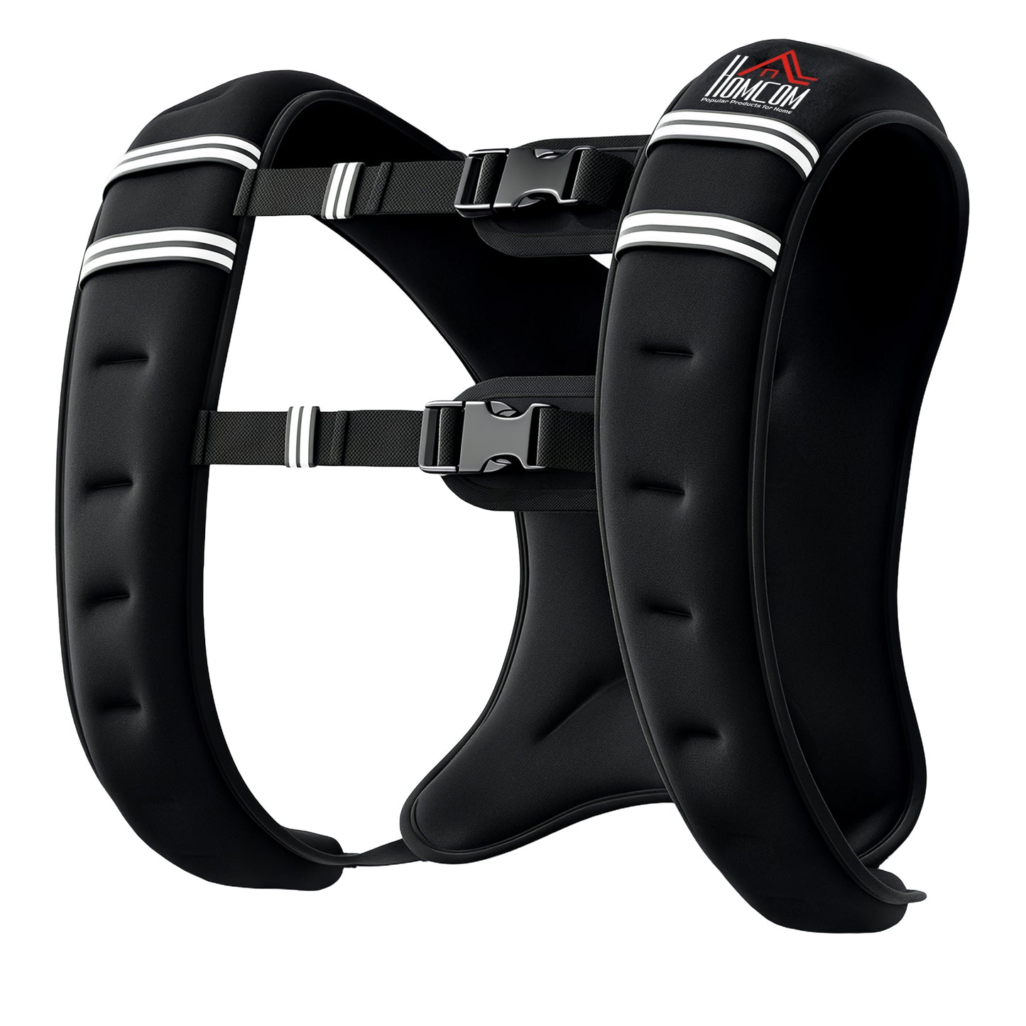 8KG Weighted Vest, Running Weight Vest with Adjustable Strap, Convenient Pocket and Reflective Strips for Men and Women