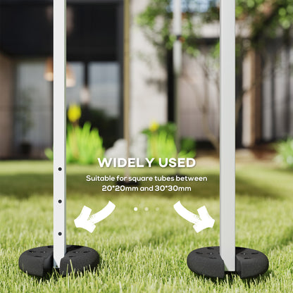 Pop up Canopy Tent Weights Set of 4 PCs, Leg Weights for Marquee Party Tent Outdoor Canopy, Total 8.8KG