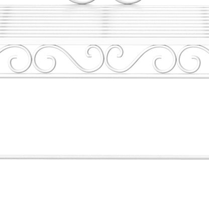 Heavy-Duty Garden Bench-White