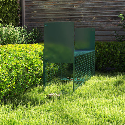 Two-Door Live Trap for Small Animals, Animal Trap for Rat, Mice - Dark Green