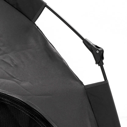 Foldable Dog Cat Tent with Water-Resistant Oxford, Carry Bag for Extra Large Dog, Charcoal Grey