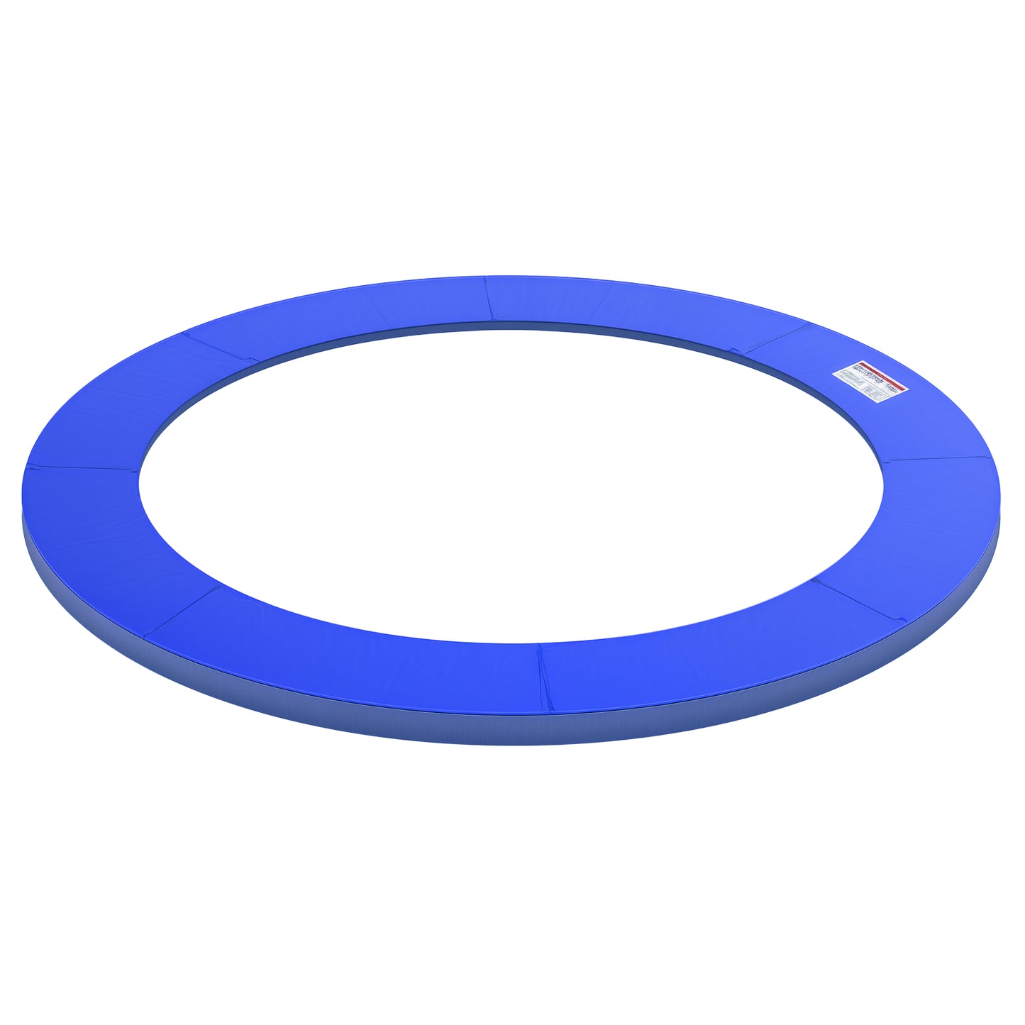 8ft Trampoline Pad, Φ244cm Trampoline Accessories Surround Pad Thick Foam Pads Padding Replacement Spare, No Holes for Pole
