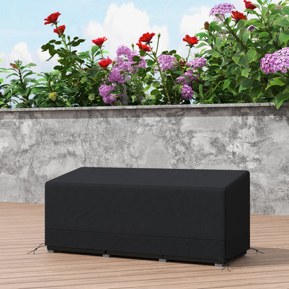 Rectangular Patio Garden Furniture Cover Waterproof for 3 Seater Sofa Bistro Set