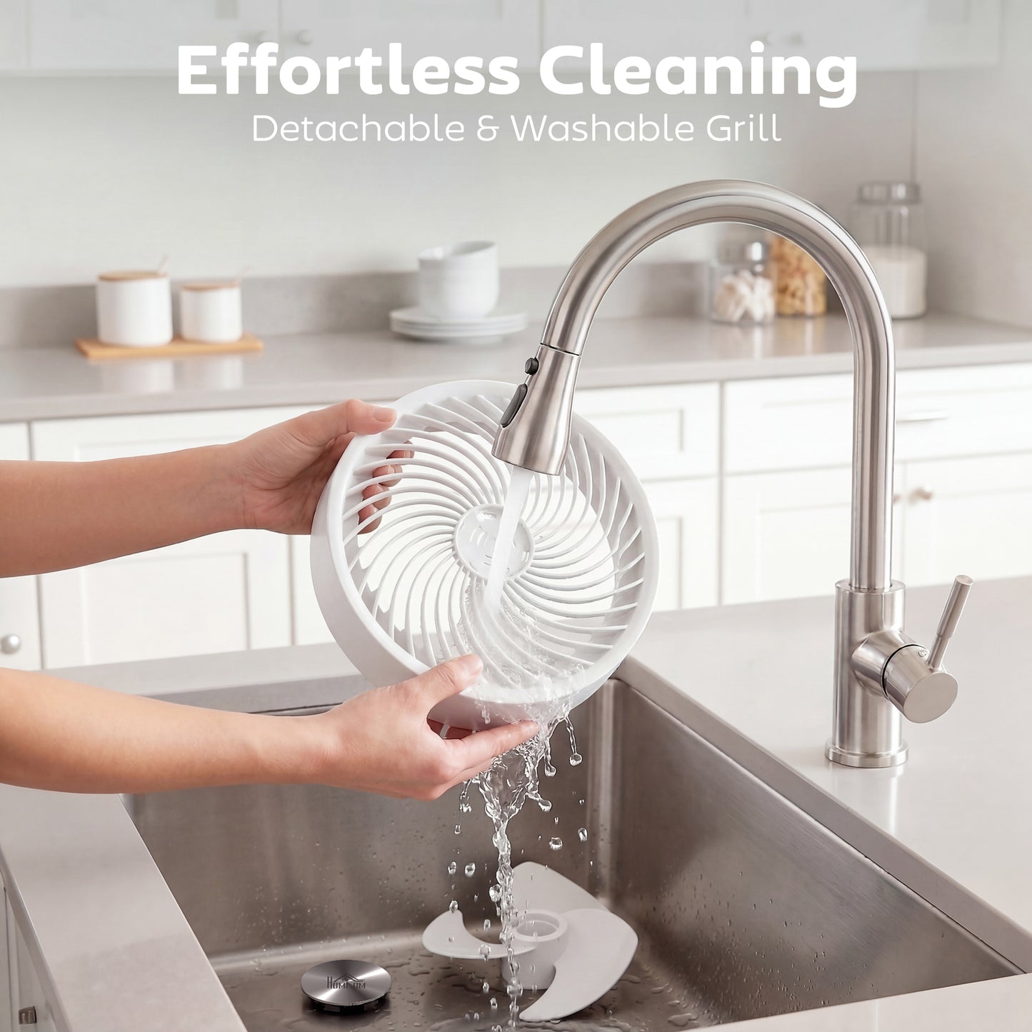 20 dB Silent Standing Fan for Bedroom, 39in Pedestal Fan with Remote, Oscillating, 8 Speeds, Adjustable Height, White