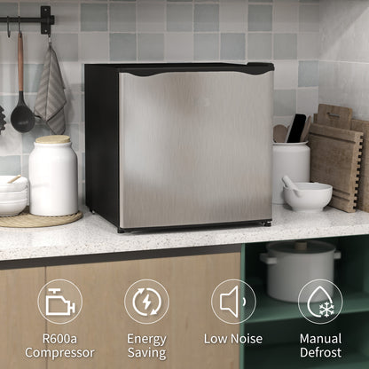 35L Mini Freezer, -24℃ to -14℃ Temperature - Silver Tone