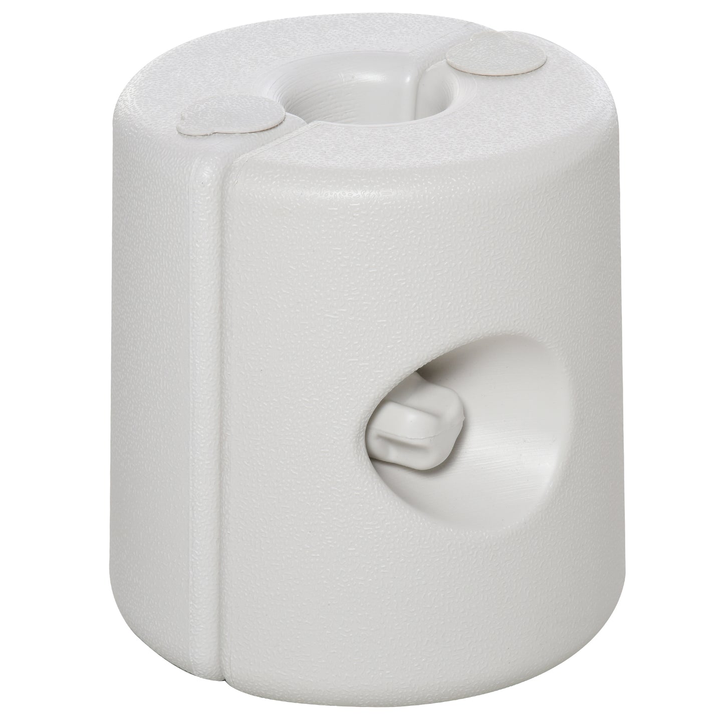 4 Pack 36 kg Gazebo Weights, Canopy Tent Weights with Rapid Clip, Gazebo Leg Weights Fill with Sand or Water, White