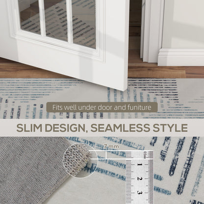 Modern Area Rug, Geometric Pattern Non-Slip Washable Rug, Soft Floor Carpet for Living Room, Bedroom, Dining Room