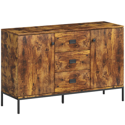 Modern Rustic Brown Sideboard