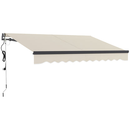 2.5 x 3m Electric/Manual Awning, with Remote - Beige