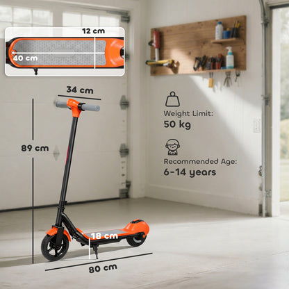 Electric Scooter for Kids, with LED Display, Green