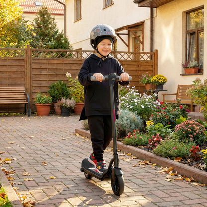 Electric Scooter for Kids, with LED Display, Green