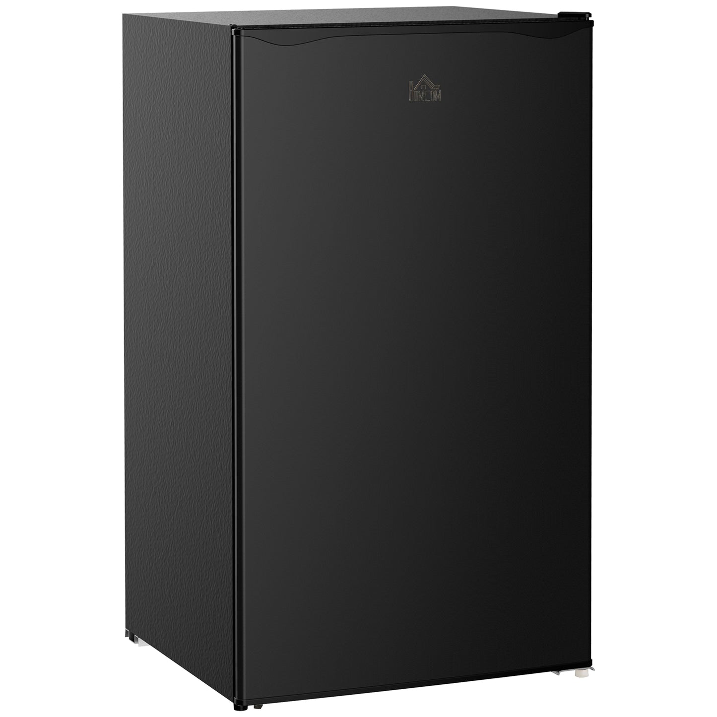 Under Counter Fridge, 91L Small Fridge with Chiller Box, Removable Shelf, Reversible Door, Adjustable Legs