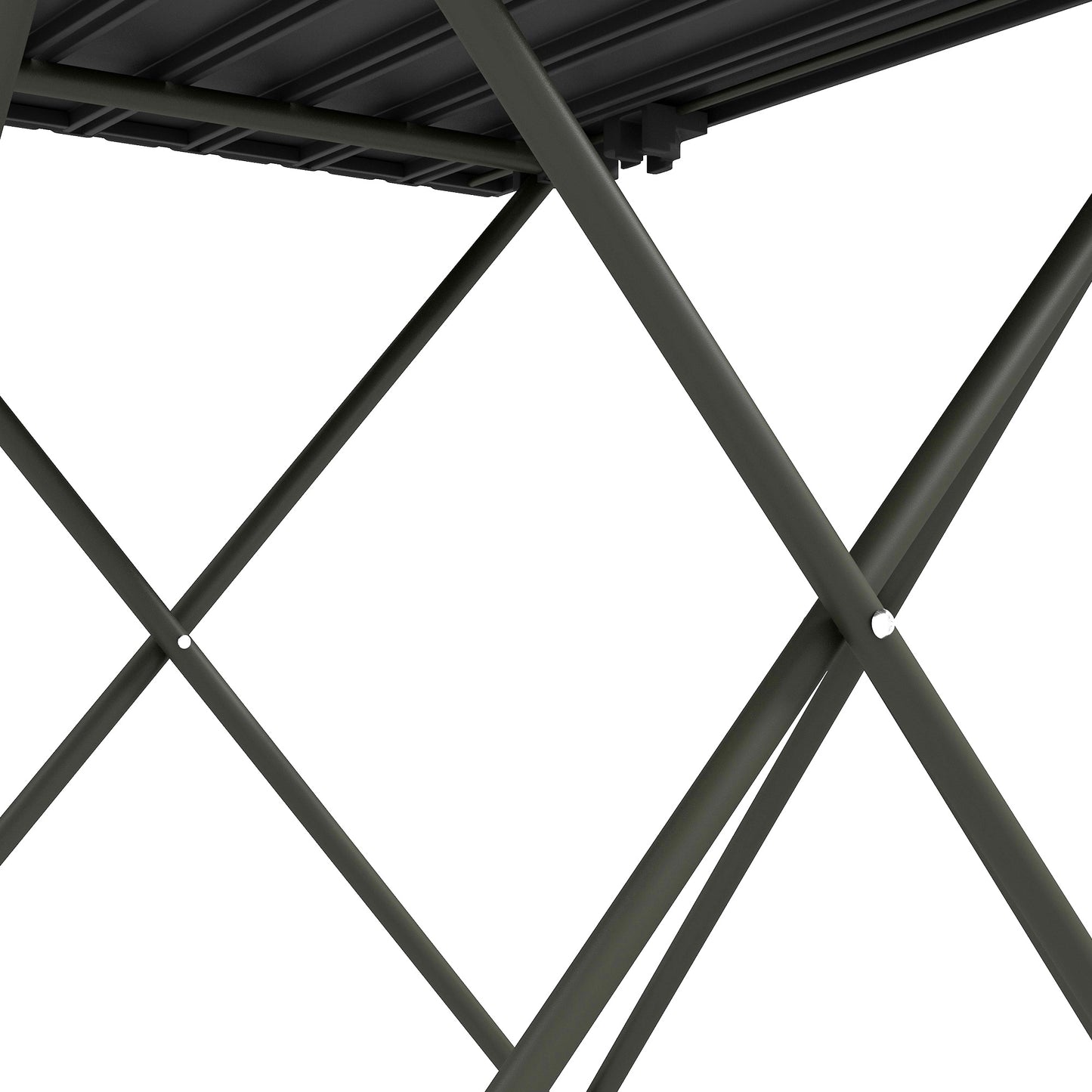 Folding Camping Table, Lightweight Metal Picnic Table with Carry Bag, Foldable Table for Outdoor Camping, Picnic, Hiking